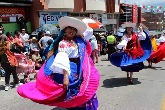 Carnaval celebration, Ecuador